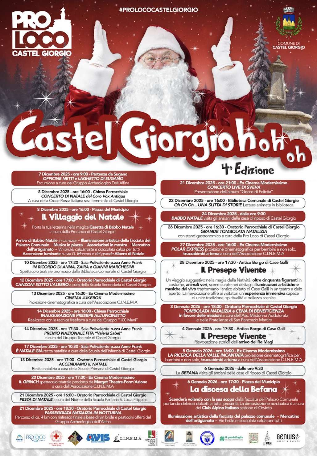 playbill Castel GiorgioH oH oH - Castel Giorgio